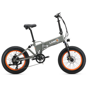 Full suspension e-bike integrated battery 350w 500w 48v lithium electric city bike europe 12.5AH 20 inch coloured 20x4 fat tire