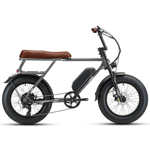 Foldable electric bike portable step through eu warehouse 48v 20'' ebike 250 500 watt fat tyre tire best foldable electric bike