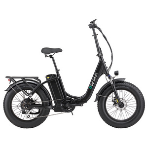 EU Free Shipping L10 Electric Bicycle Long Range EU Warehouse 48V 20AH 20inch Folding Hybrid 500W Battery Step Thru Fat ebike