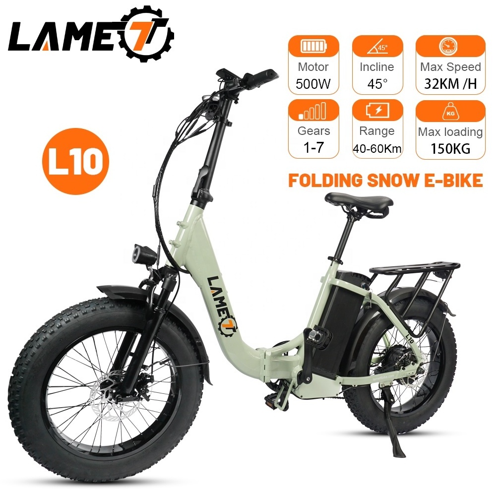 Folding bike frame adult fat tires germany 7 speed custom adventurer mint forever 1000w 2023 16 20 26 inch electric folding bike