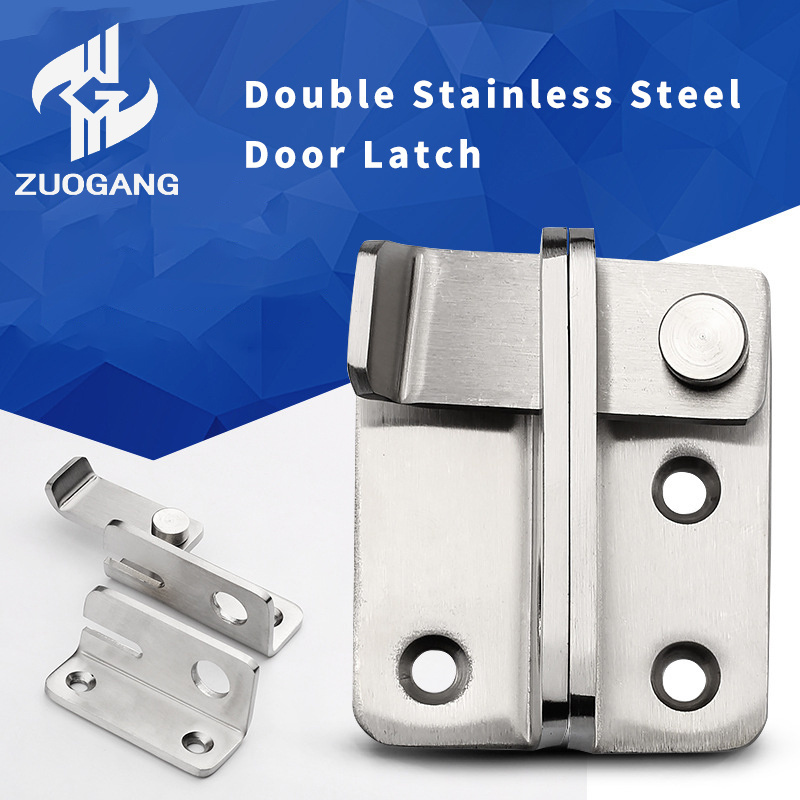 Stainless Steel Sliding For Gate Cabinet Buckle Latch Door Bolt Safety Lock