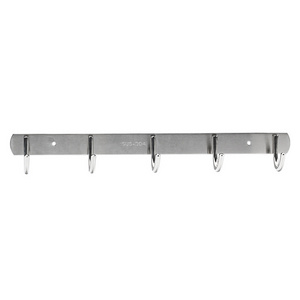 Zuogang stainless steel metal wall free punching bathroom kitchen coat towel hooks hanger rack