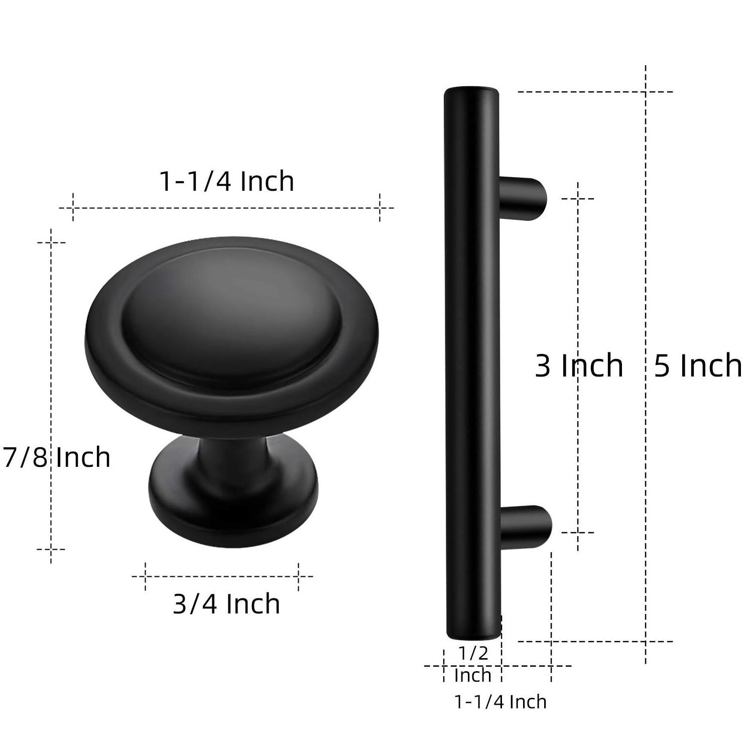 Zuogang Matte Black Cabinet Pulls Kitchen Cabinet Knobs High Quality Hardware Handle For Kitchen Cabinet