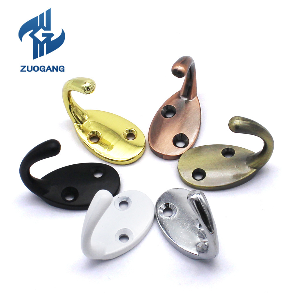 Zuogang Wholesale Custom Adhesive Wall Mounted Shelf Hooks Shower Door Hanger Hook