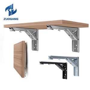 Zuogang l shaped bracket steel london furniture shelf cabinet plastic angle triangle brackets