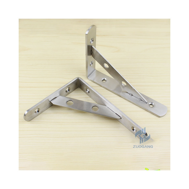 Zuogang Quality OEM/ODM Metal Black Wall Floating Shelf Bracket for Open Shelving Hardware Included