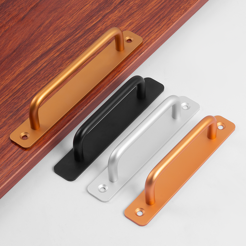 Zuo Gang punch-free furniture cabinet door handle kitchen drawer Canggu door handle modern style kitchen cabinet no hole handle