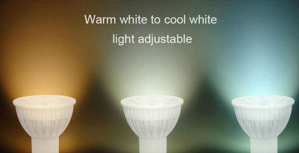 Zigbee Alexa Google Home compatible 4W AC 100-240V RGB+CCT GU10 spot light GU10 RGBCW smart bulb