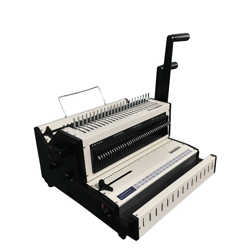 Factory direct sales Special Design A4 a3 fc Widely Used Books Fully 26 Sheets 3:1 Wire Wire O Binding Machine