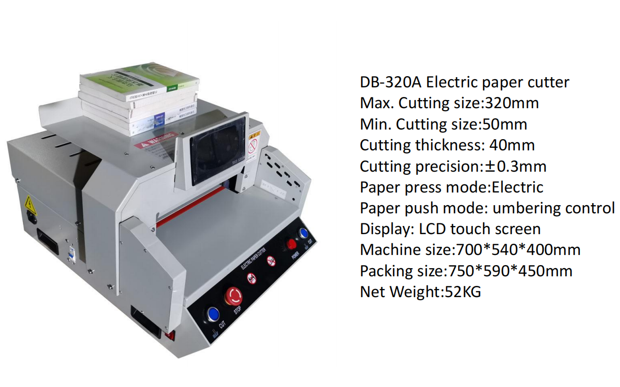 Electric Paper Cutting Machine Guillotine Paper Cutter For A3 A4 Paper