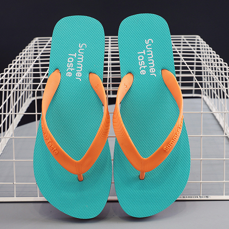 Manufacturer Low Price Summer Men's Flip-Flops Slippers Outdoor Beach Non-Slip Flipflops Thong Slides