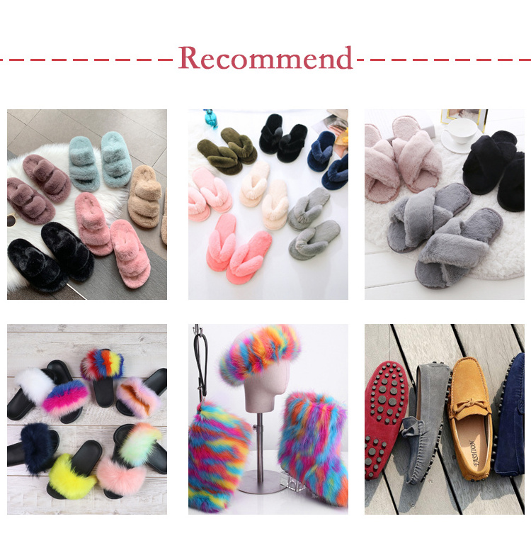 China Latest Design Fashion Custom Wholesale Fluffy Women Boots