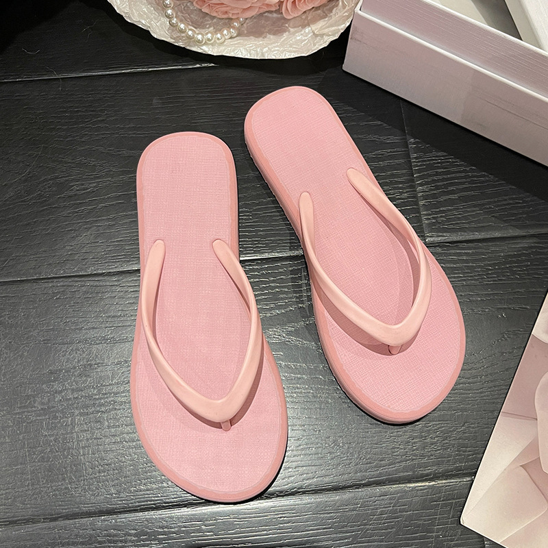 Cheap Custom Printed Logo Summer Ladies Beach Bathroom Shower Slippers Flip-Flops Women Wedding Slides Flip Flops