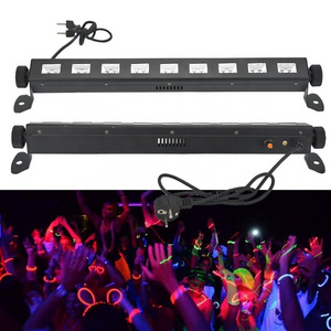 UV LED Stage Lights 9X3W Uv Strobe Running Light For Dj Club 18X3W UV Black Light