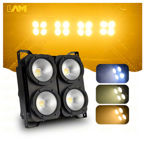 Professional Stage Blinder DMX512 400W RGBW Multi Color 4x100w LED COB Blinder Light for DJ Equipment