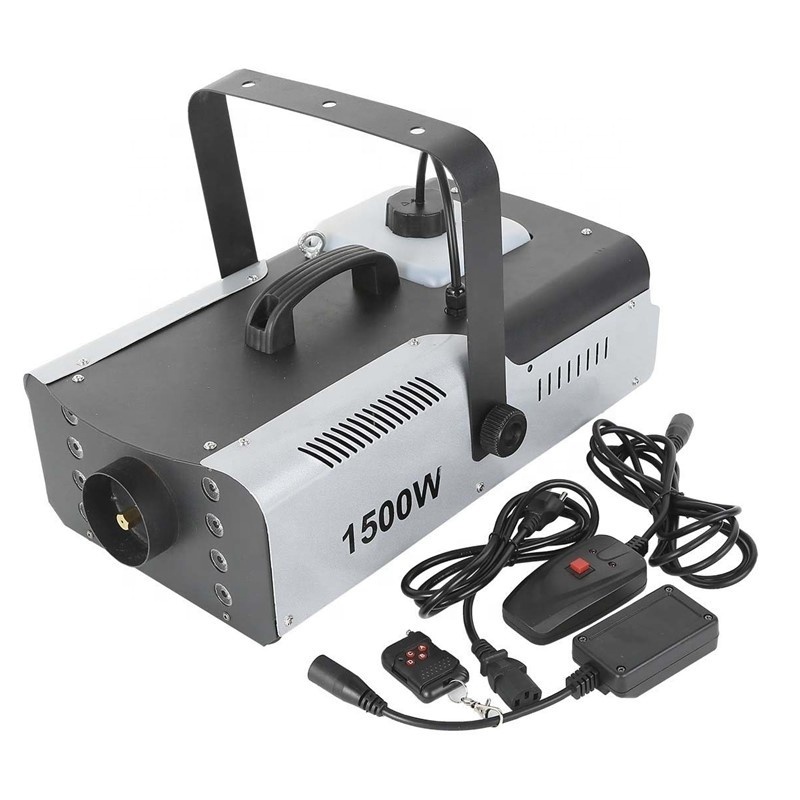 Factory Wholesale Led 1500w Fog Machine 6led Remote Control Stage Smoke Machine