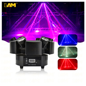 Good Price 6 Heads RGBW 4in1 Led Beam Laser Moving Head Light 6*10W Full Color Smart Rotation Beam Lazer Party Show Disco Lights