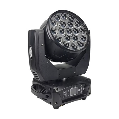 LED mac aura 19x15w RGBW 4in1 Zoom Moving Wash Light 19pcs 15W DMX Stage Lighting System Stage Lights