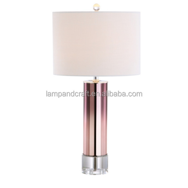 Edward Glass and Crystal LED Table Lamp for home decor bedroom hotel lobby hotel Guestroom