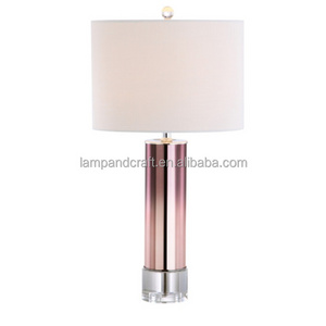 Edward Glass and Crystal LED Table Lamp for home decor bedroom hotel lobby hotel Guestroom