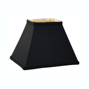 black Table Ceiling Light Drum Frame Square Lamp Shade