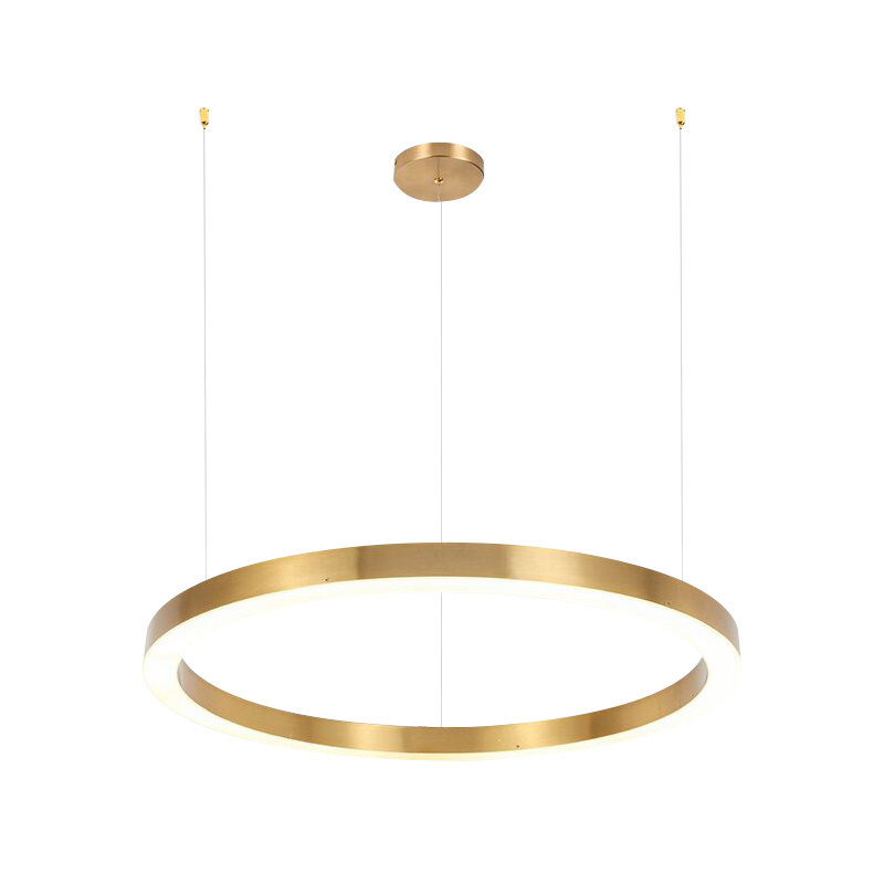 LED Gold circle bedroom lamp ceiling lamp light