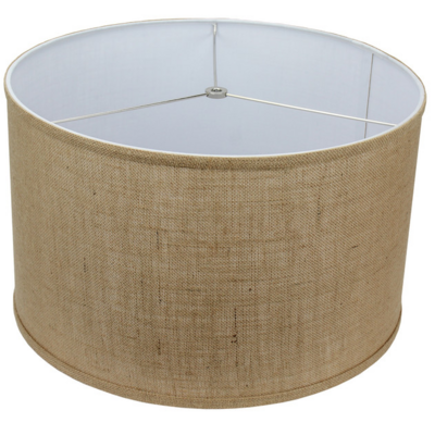 original linen fabric drum harp lampshade retro lamp shade ceiling lamp shade