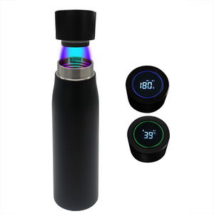 Manufacturer top seller self cleaning uv water bottle long-term insulated smart thermos with drinking reminder