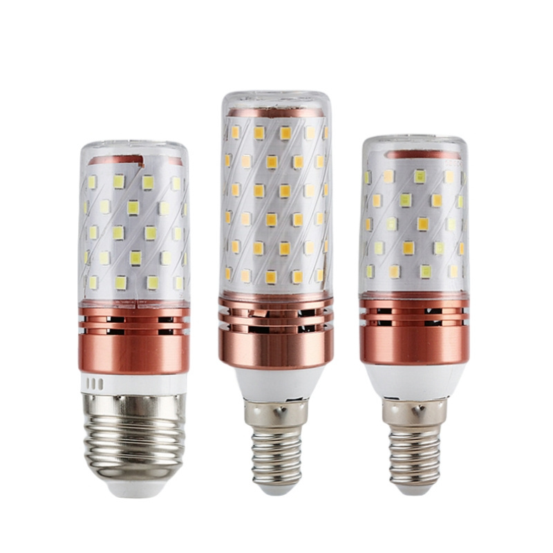 Good quality led bulb energy-saving lamp E14 screw E27 corn lamp household lighting ultra bright source three color