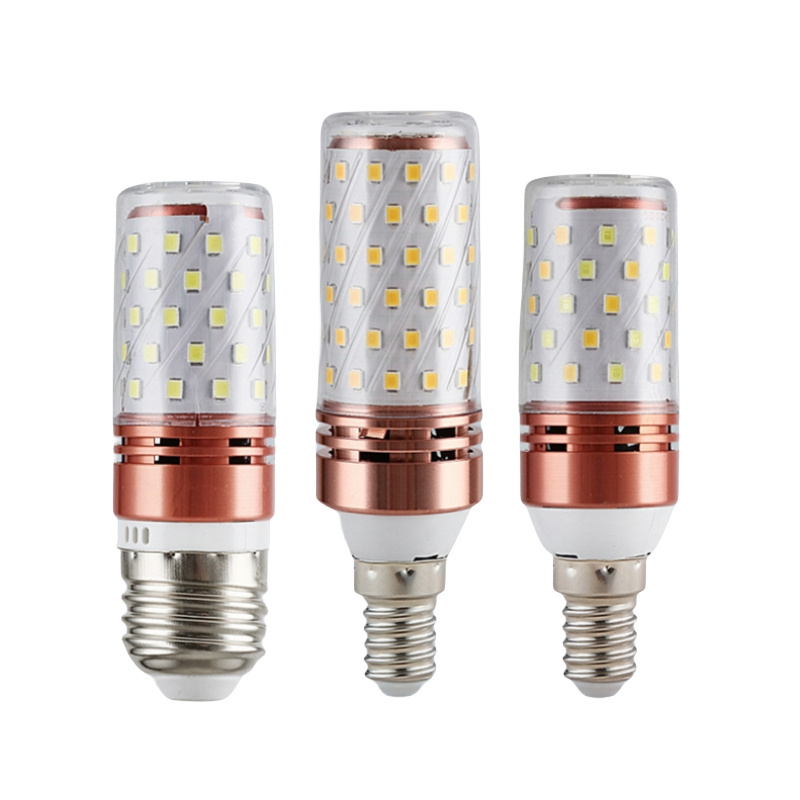 Manufacturer direct LED corn light festival bulb screw E27E14 super bright living room bedroom three color variable light candle