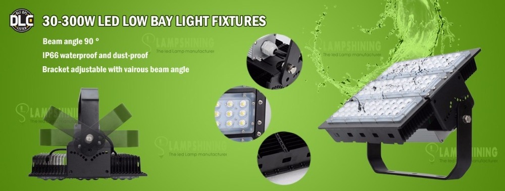 led garage low bay fixture and led parking garage light