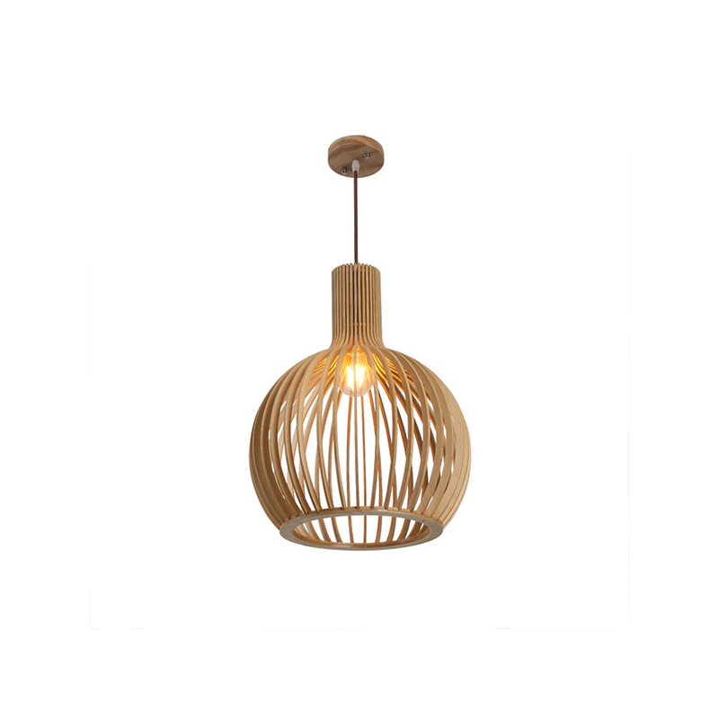 Tiny rattan handmade pendant light modern lamp shade home lighting fixture for kitchen dining room lights for restaurant