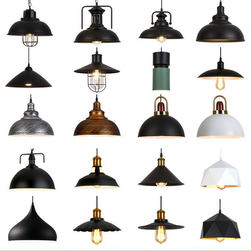 Metal Pendant Lamp Indoor Loft Ceiling Light Modern Nordic Industrial 3 Heads Led Chandeliers Lights for Restaurant Coffee Bar