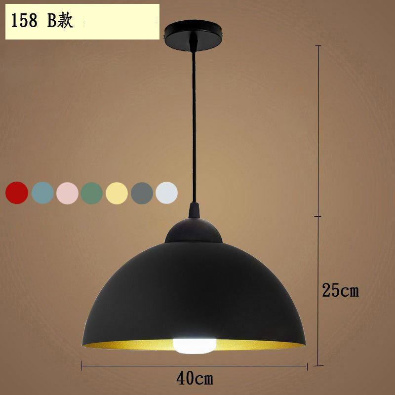 Metal Pendant Lamp Indoor Loft Ceiling Light Modern Nordic Industrial 3 Heads Led Chandeliers Lights for Restaurant Coffee Bar