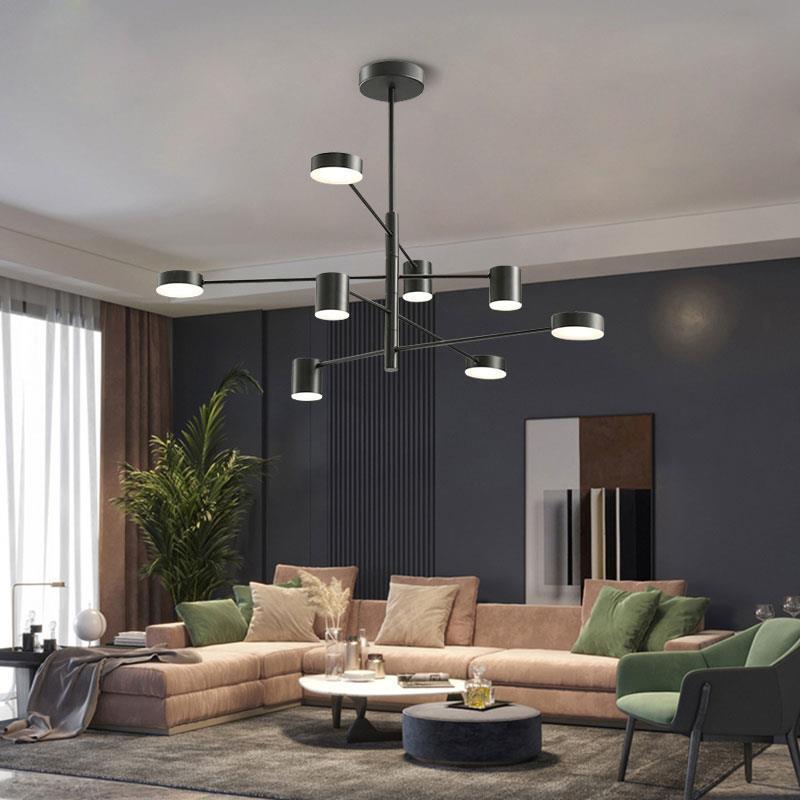 Iron Material Retro Pendant Lights E27 Base Loft Ceiling Light Modern Office Indoor Lighting Industrial Hanging Lamps Chandelier