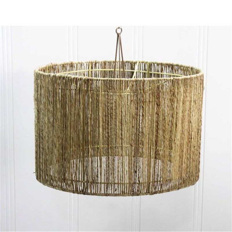 Decorative bamboo chandelier LED living room hanging lamp bamboo floor lamp