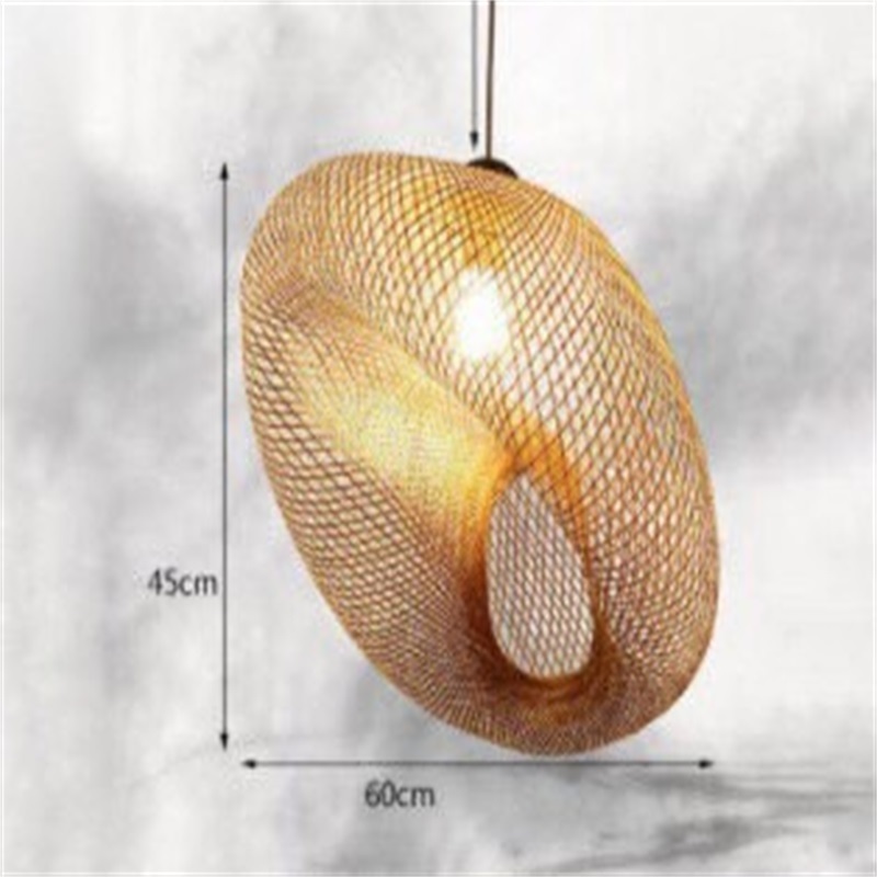 Wholesale Good Quality hallway woven rattan chandelier rattan woven pendant light outdoor chandelier