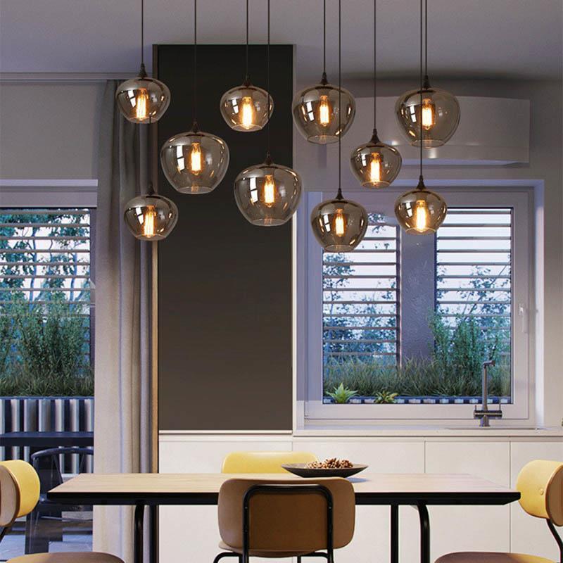 Home Cafe Living Room lamparas colgantes de techo Dining Light indoor Dining Table Nordic Modern Chandelier pendant light lamp