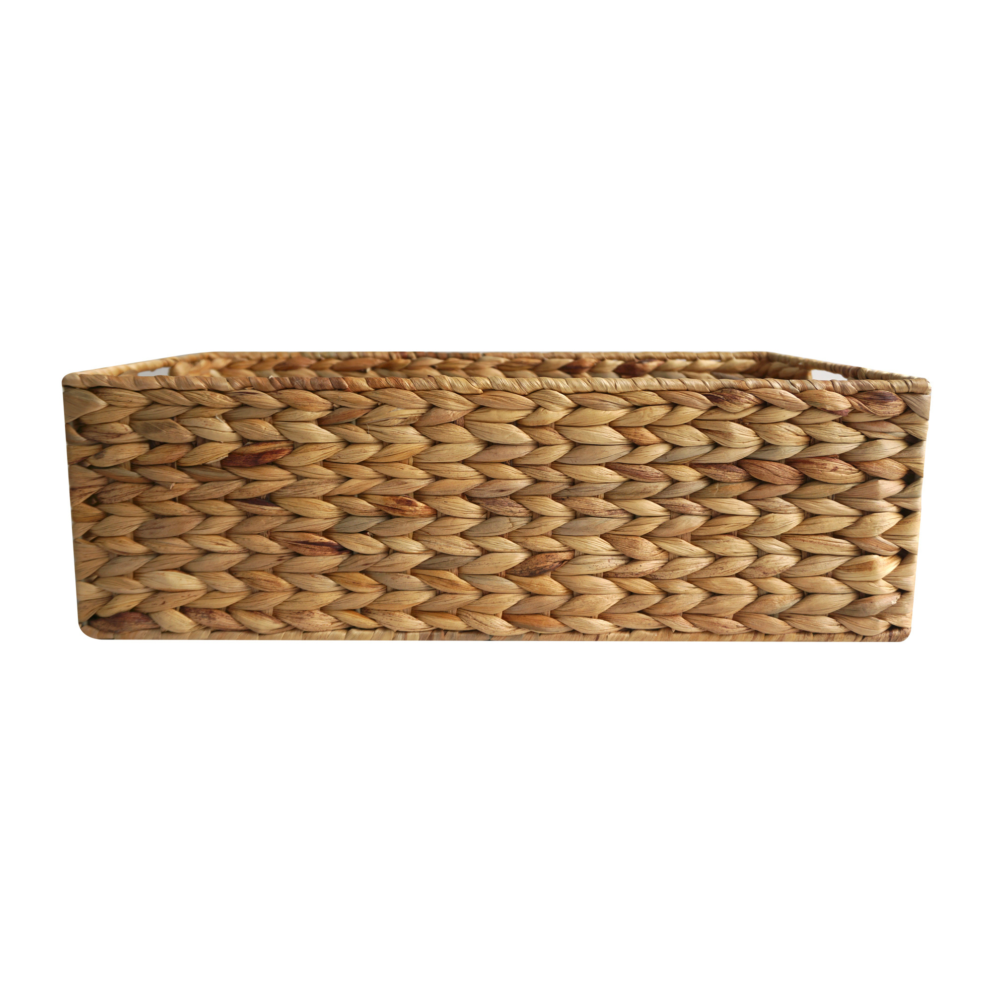 Wicker Water Hyacinth Storage Baskets Shelf baskets for storage, Farmhouse Storage Bins and Baskets