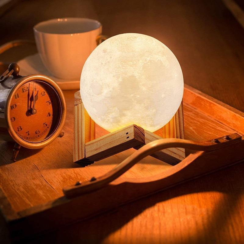 Moon Lamp Moon LED Light for Bedroom Kid's Room Foyer Living Room Coffee Bar Aisle Hallway Gallery Loft Indoor Home Lights