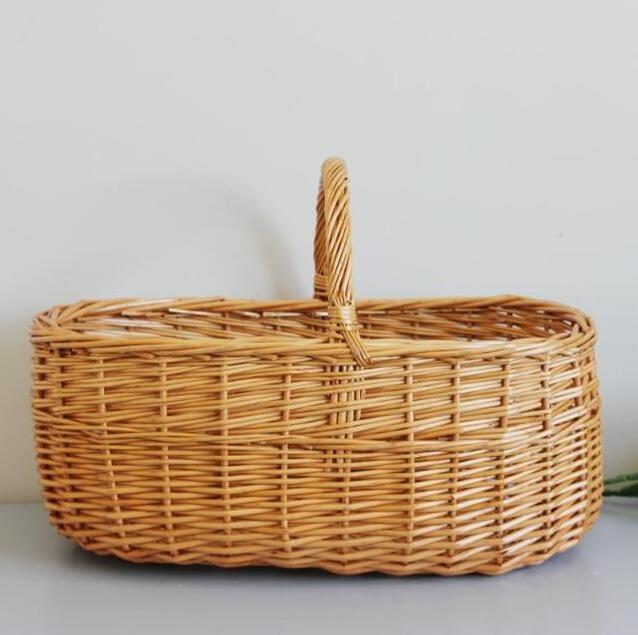 Rattan Picnic Basket Natural Wicker Woven Rattan Picnic Baskets Cheap Price