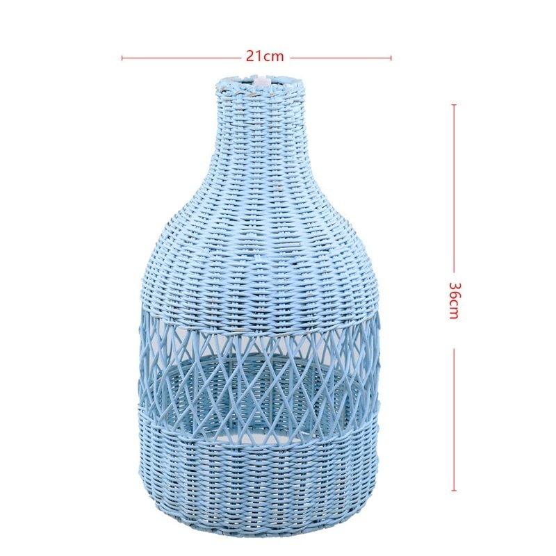 Wholesale Basket Bamboo Pendant Light Rattan Chandelier Lights with E27 Socket 110v 220v light fixtures for home decor