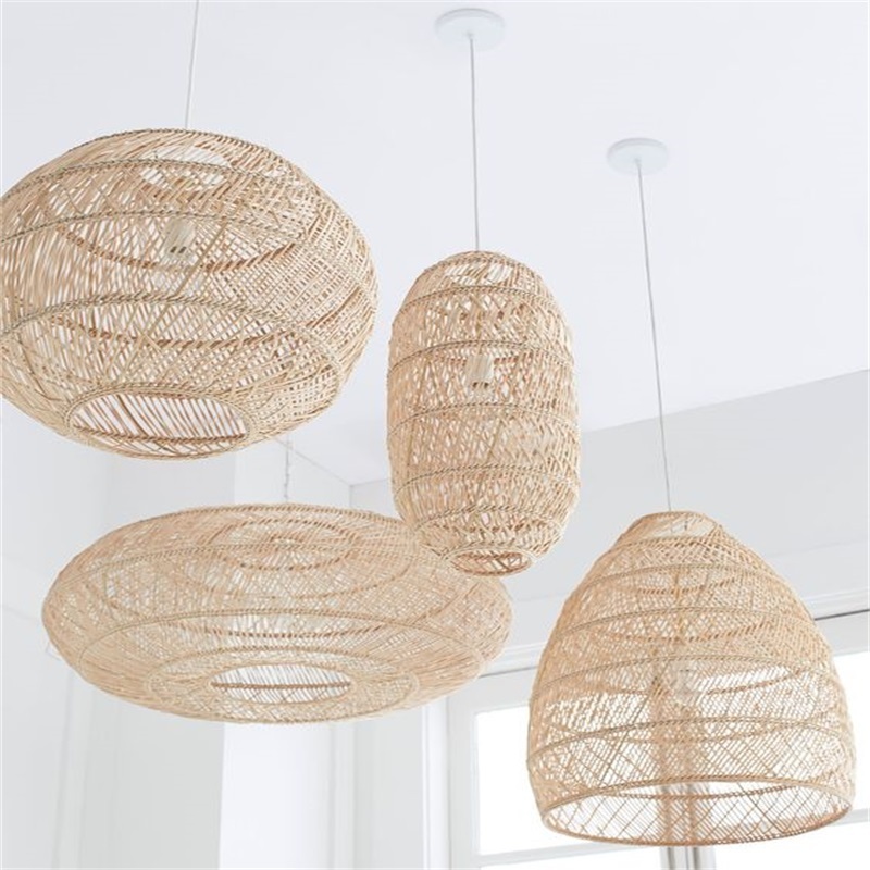 Nordic Modern Pendant Lights Creative Art Bamboo Light Fixture LED Living Room Decor pendant lighting for kitchen