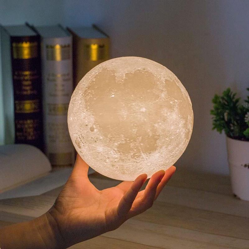 Moon Lamp Moon LED Light for Bedroom Kid's Room Foyer Living Room Coffee Bar Aisle Hallway Gallery Loft Indoor Home Lights