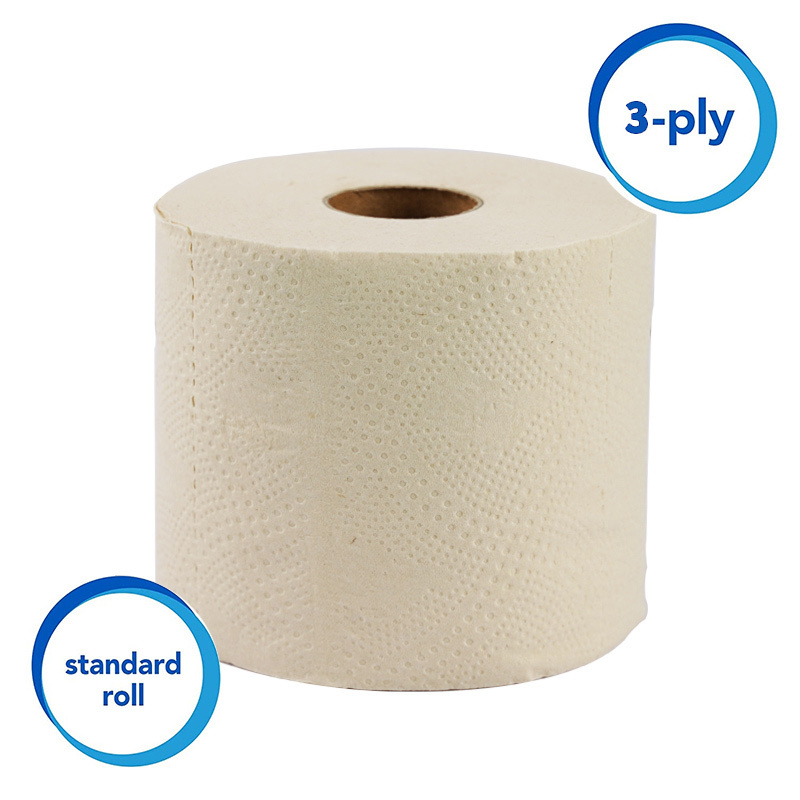 Private Label Biodegradable 3ply Bamboo Toilet Paper, Ultra-Soft toilet tissue,48rolls/box