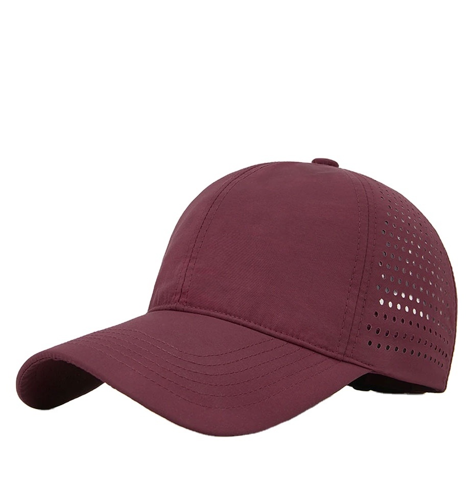 High Quality Quick Drying Hat Running Sweat Absorbing Sports Sunshade Duck Tongue Men's and Women's Thin Sun Baseball Hat