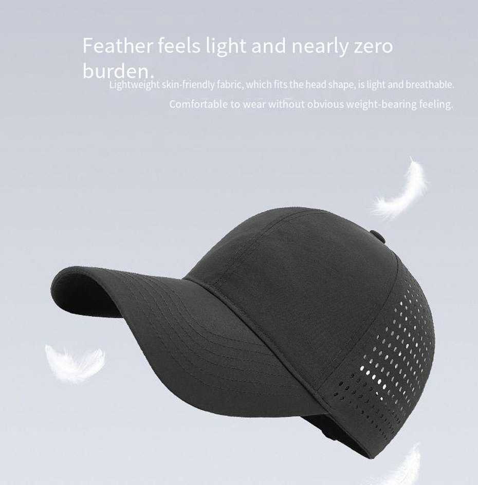 High Quality Quick Drying Hat Running Sweat Absorbing Sports Sunshade Duck Tongue Men's and Women's Thin Sun Baseball Hat