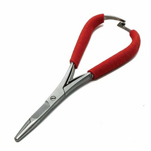 Fly tying fishing mitten scissors clamps Scissors Stainless Steel with color comfy grip scissors pliers