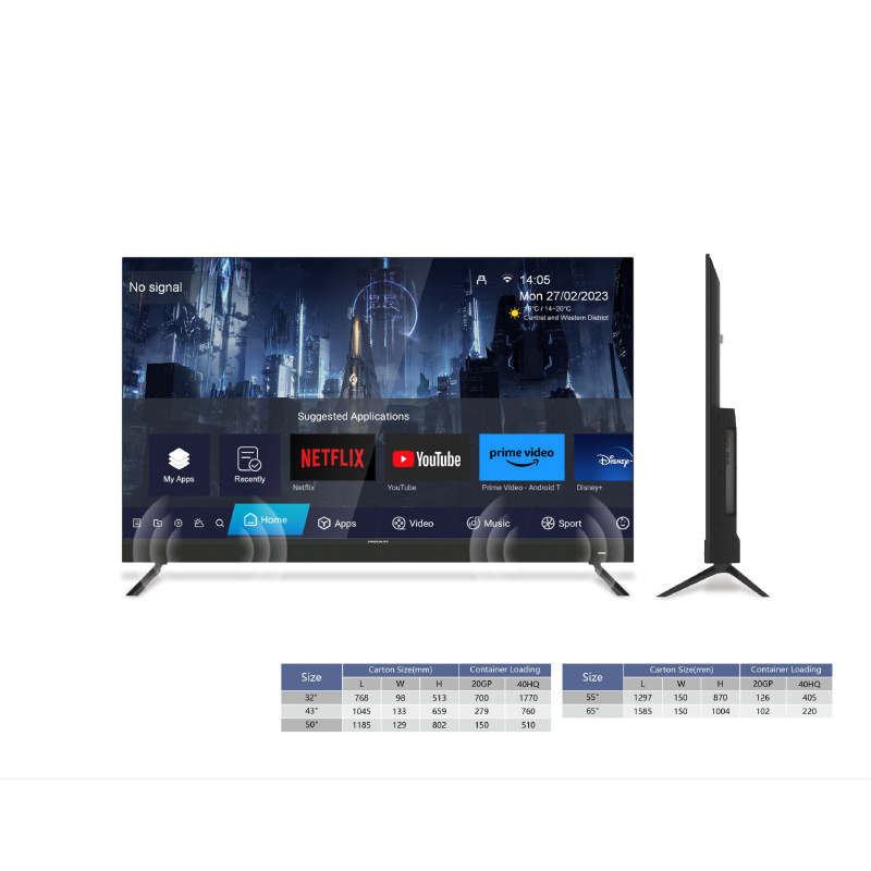 4k UHD flat screen smart TV buying in bulk wholesale 65 55 32 inch lcd led smart android tv television