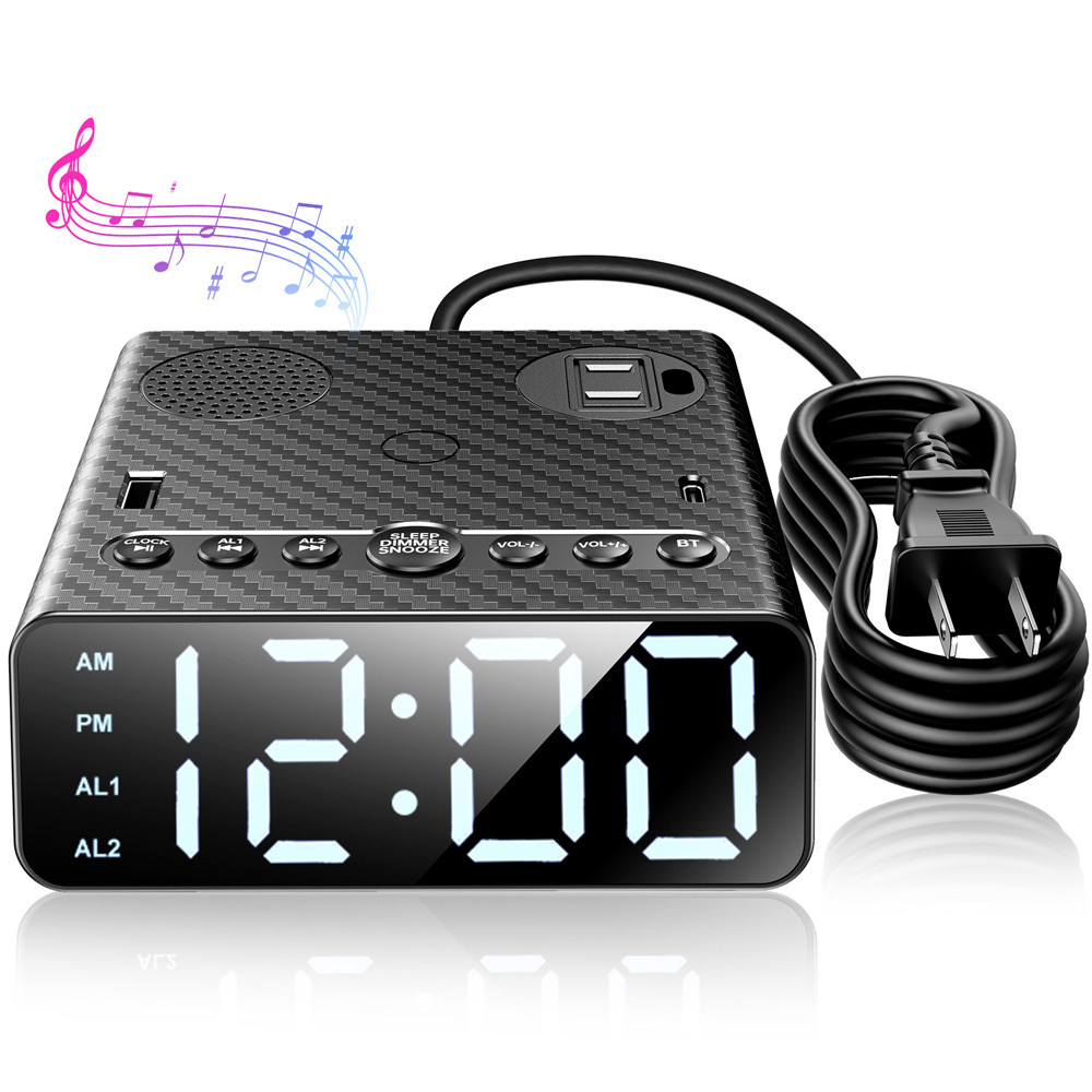 Wake Up Light New Alarm Clock With Usb And C Charging Fast Charge Surge Protector Power Strip Usa Extension Socket With Speaker